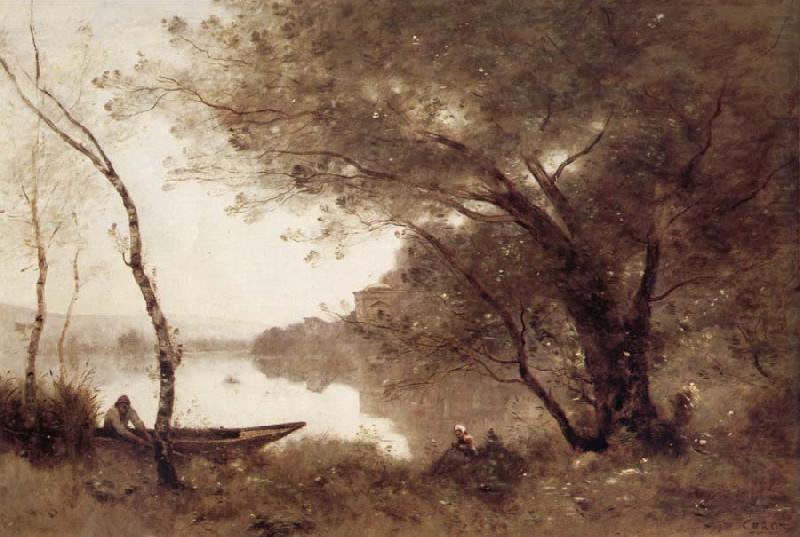 Le Batelier de Mortefontaine, Corot Camille